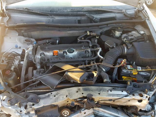 1HGCP26468A017973 - 2008 HONDA ACCORD LXP SILVER photo 7