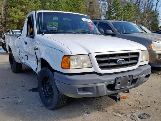 1FTYR10C91TA01902 - 2001 FORD RANGER WHITE photo 1