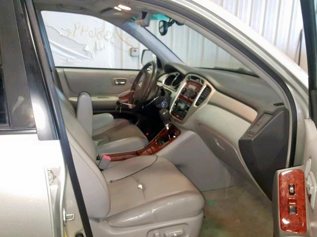 JTEEP21A140045776 - 2004 TOYOTA HIGHLANDER SILVER photo 5