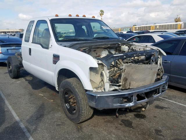 1FDWX34R48EE51099 - 2008 FORD F350 SRW S WHITE photo 1