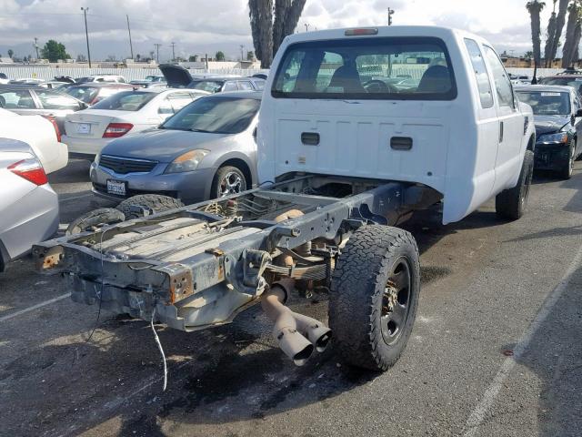 1FDWX34R48EE51099 - 2008 FORD F350 SRW S WHITE photo 4