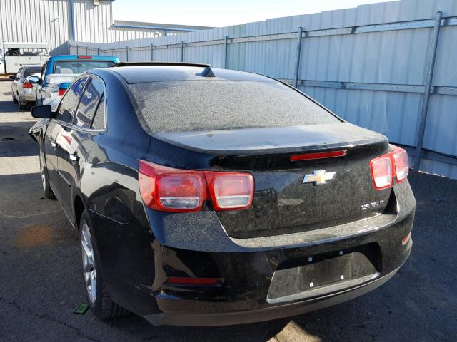 1G11C5SAXDU120894 - 2013 CHEVROLET MALIBU 1LT BLACK photo 3