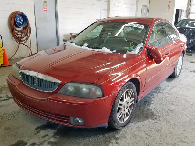 1LNHM87AX3Y701375 - 2003 LINCOLN LS MAROON photo 2