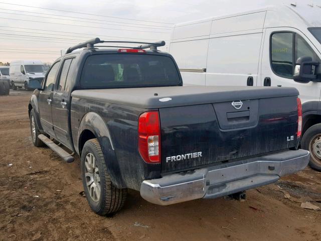 1N6AD0FRXAC431747 - 2010 NISSAN FRONTIER C BLACK photo 3