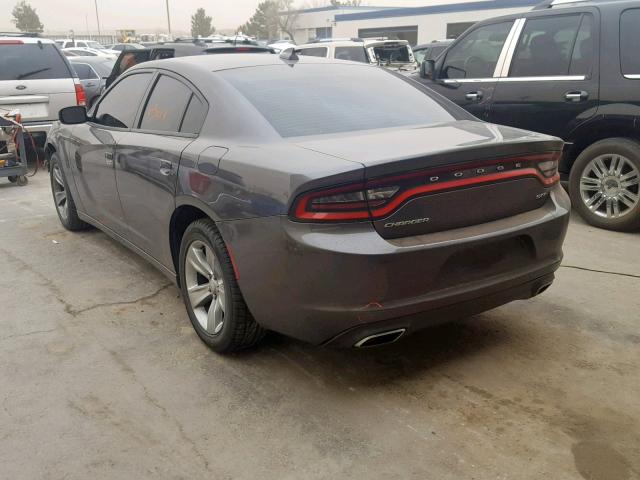 2C3CDXHGXGH121009 - 2016 DODGE CHARGER SX GRAY photo 3