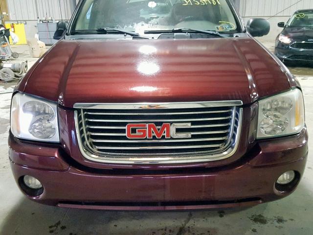 1GKDT13S972144211 - 2007 GMC ENVOY BURGUNDY photo 9