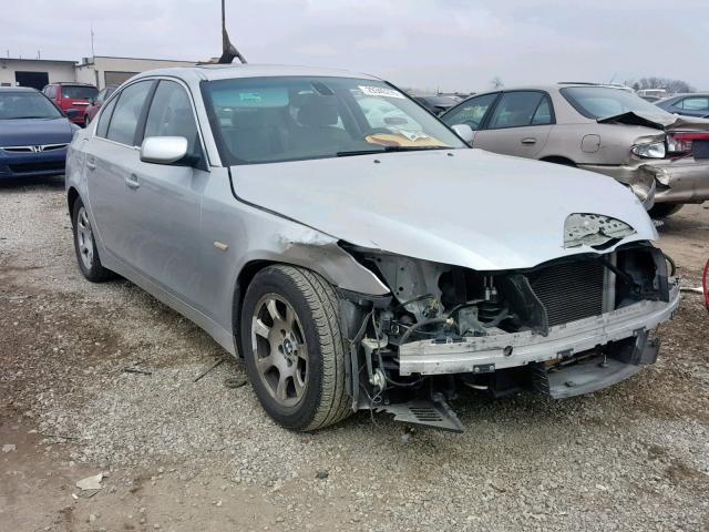 WBANA535X4B174902 - 2004 BMW 525 I SILVER photo 1