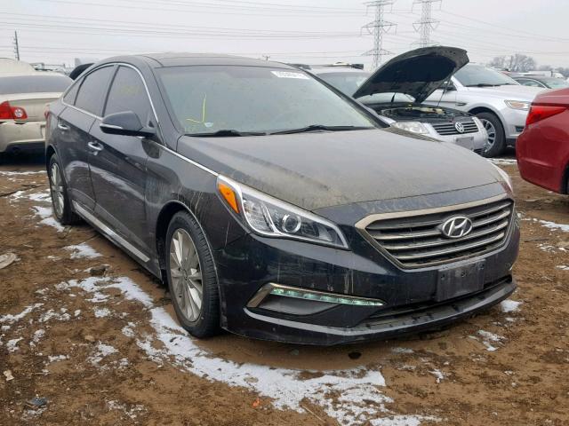 5NPE34AF0FH230947 - 2015 HYUNDAI SONATA SPO BLACK photo 1