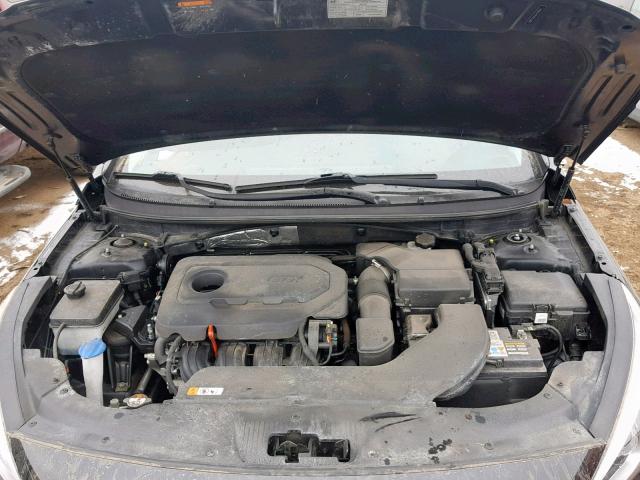 5NPE34AF0FH230947 - 2015 HYUNDAI SONATA SPO BLACK photo 7