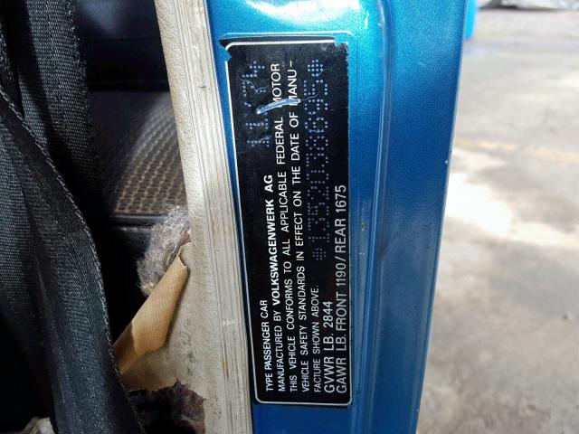 1352038895 - 1975 VOLKSWAGEN SUPER BEET BLUE photo 10