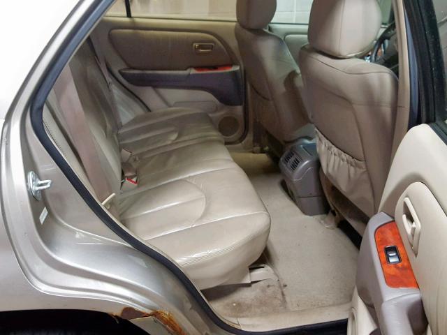 JT6HF10U3Y0157471 - 2000 LEXUS RX 300 GOLD photo 6