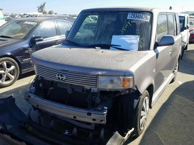 JTLKT324040146569 - 2004 TOYOTA SCION XB 灰色 照片 2