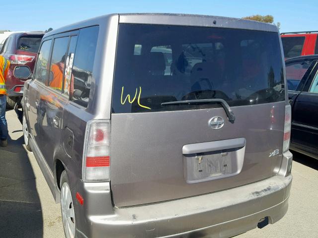 JTLKT324040146569 - 2004 TOYOTA SCION XB 灰色 照片 3