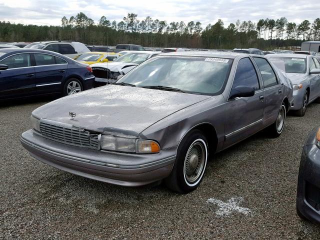 1G1BL52W4SR125458 - 1995 CHEVROLET CAPRICE CL GRAY photo 2