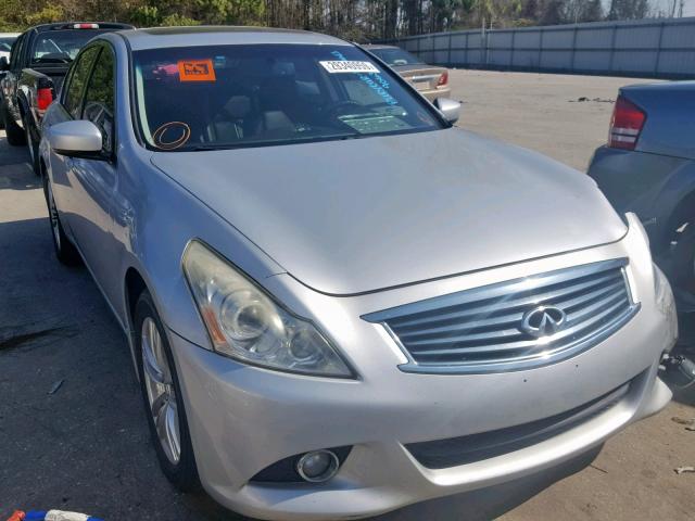 JN1CV6AR9BM354127 - 2011 INFINITI G37 SILVER photo 1