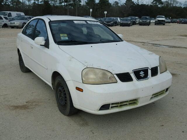 KL5JD56Z25K200519 - 2005 SUZUKI FORENZA S WHITE photo 1