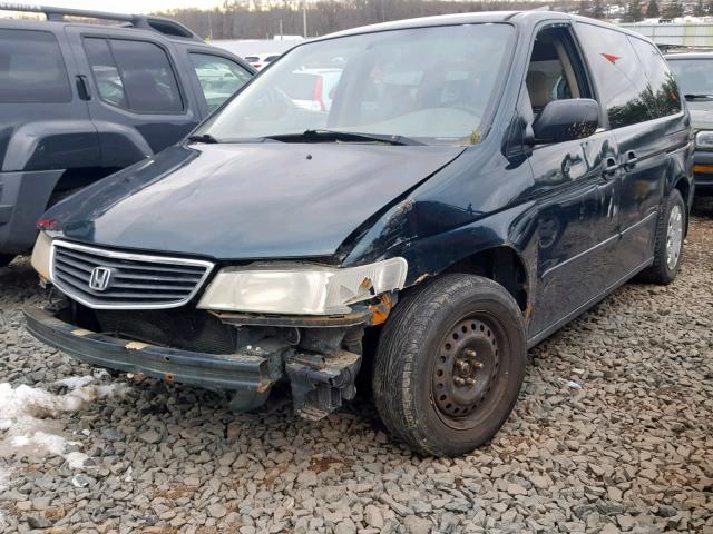 2HKRL18531H500842 - 2001 HONDA ODYSSEY LX GREEN photo 2