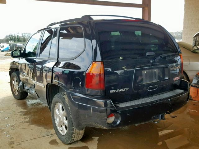 1GKDS13S072144407 - 2007 GMC ENVOY BLACK photo 3