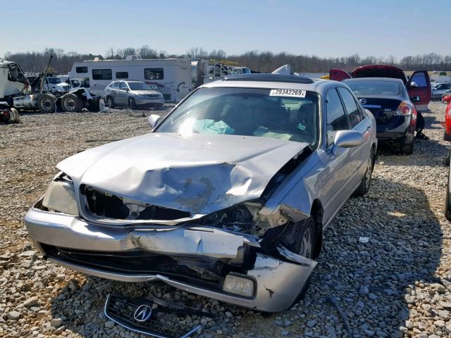 JH4KA96523C000158 - 2003 ACURA 3.5RL SILVER photo 2