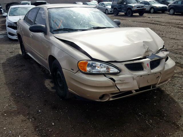 1G2NE52E75M237151 - 2005 PONTIAC GRAND AM S GOLD photo 1