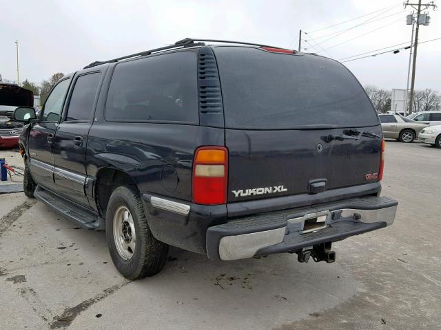 3GKFK16Z72G183464 - 2002 GMC YUKON XL K BLACK photo 3