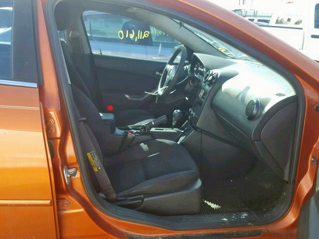 1G2ZH558164214173 - 2006 PONTIAC G6 GT ORANGE photo 5