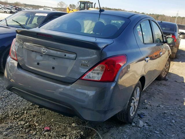 3N1CN7AP8HL881972 - 2017 NISSAN VERSA S GRAY photo 4