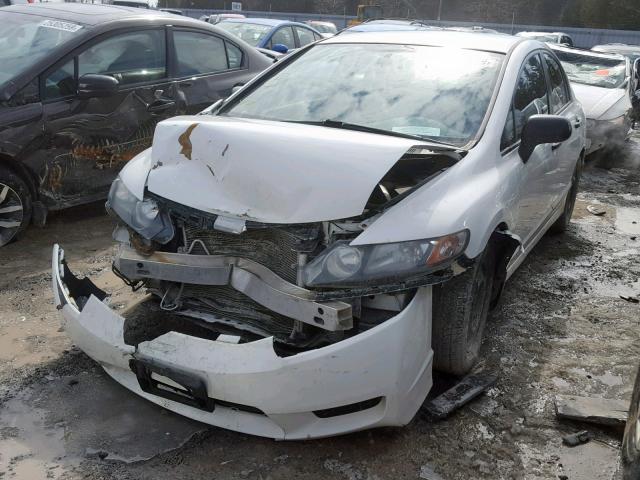 2HGFA1F44BH101274 - 2011 HONDA CIVIC DX-G WHITE photo 2