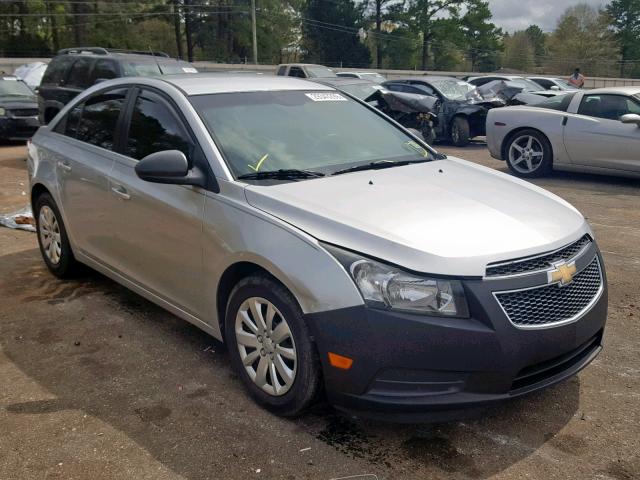 1G1PC5SHXB7114614 - 2011 CHEVROLET CRUZE LS GRAY photo 1