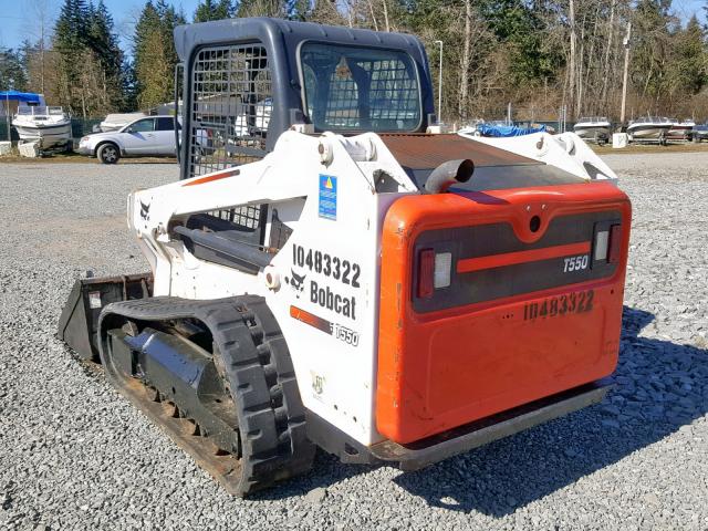 AJZV15773 - 2016 BOBCAT SKIDSTEER WHITE photo 3