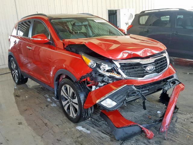 KNDPC3A24C7174463 - 2012 KIA SPORTAGE E RED photo 1