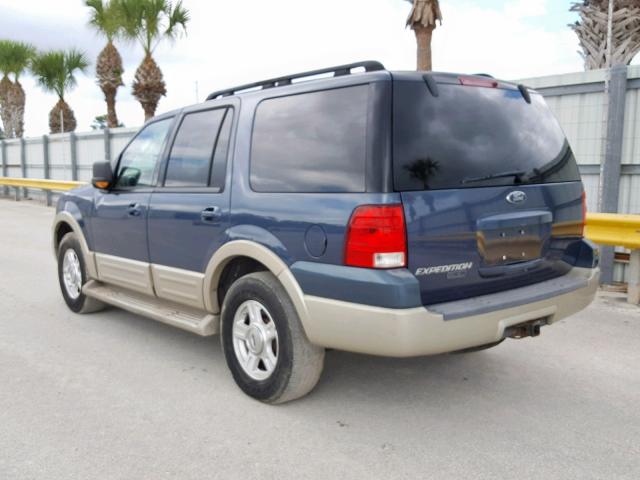1FMPU17555LB13888 - 2005 FORD EXPEDITION BLUE photo 3