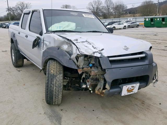 1N6ED27T11C342270 - 2001 NISSAN FRONTIER C SILVER photo 1