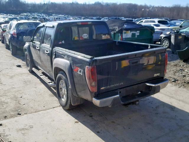 1GCDT136958224925 - 2005 CHEVROLET COLORADO BLACK photo 3