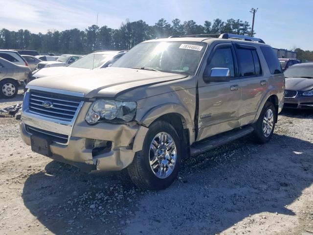 1FMEU65E17UB19353 - 2007 FORD EXPLORER L TAN photo 2