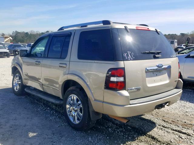 1FMEU65E17UB19353 - 2007 FORD EXPLORER L TAN photo 3