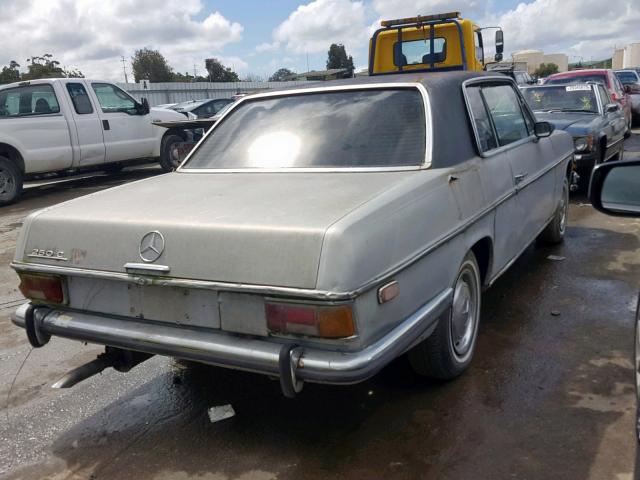 11402312007816 - 1972 MERCEDES-BENZ 250C GRAY photo 4