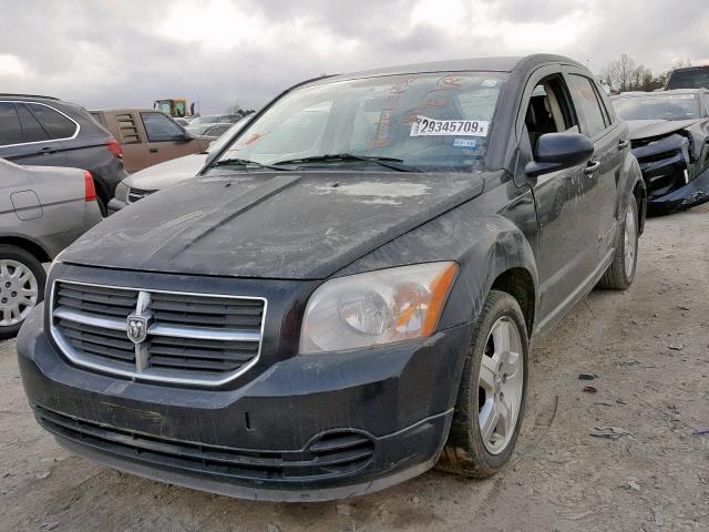 1B3HB48A49D206933 - 2009 DODGE CALIBER SX BLACK photo 2