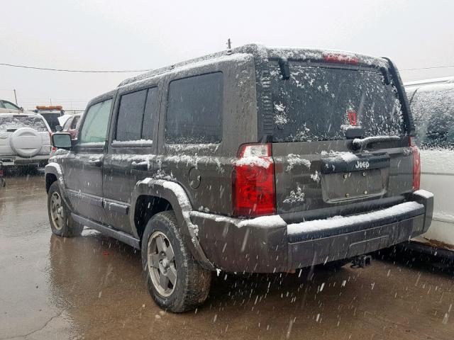 1J8HG48K86C225584 - 2006 JEEP COMMANDER CHARCOAL photo 3