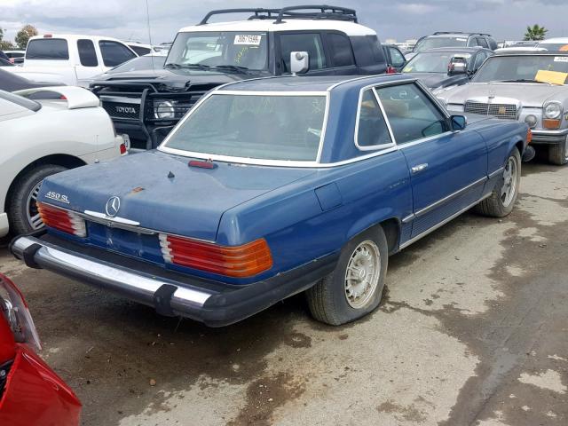 10704412029109 - 1976 MERCEDES-BENZ 450 SL BLUE photo 4