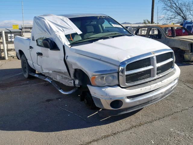 1D7HA18N34J168470 - 2004 DODGE RAM 1500 S WHITE photo 1