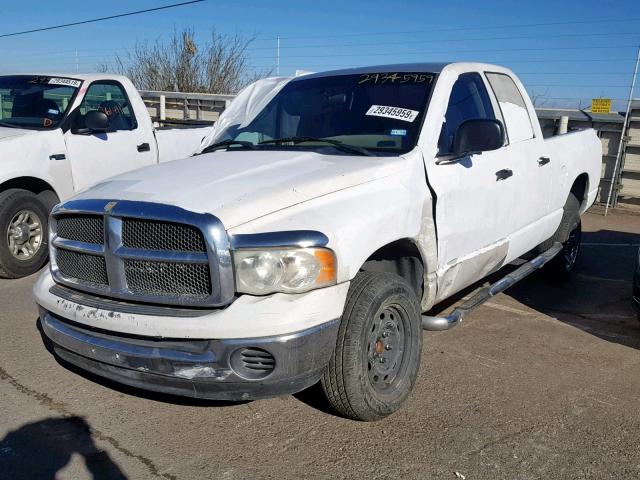 1D7HA18N34J168470 - 2004 DODGE RAM 1500 S WHITE photo 2