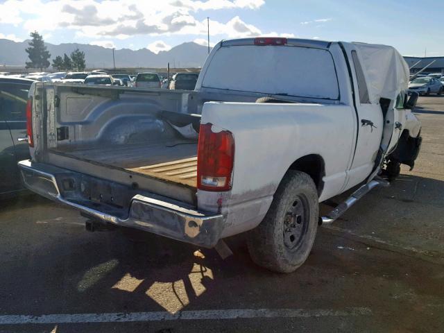 1D7HA18N34J168470 - 2004 DODGE RAM 1500 S WHITE photo 4