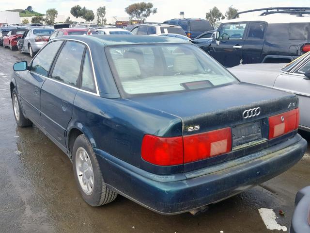 WAUFA84AXSN047791 - 1995 AUDI A6 GREEN photo 3