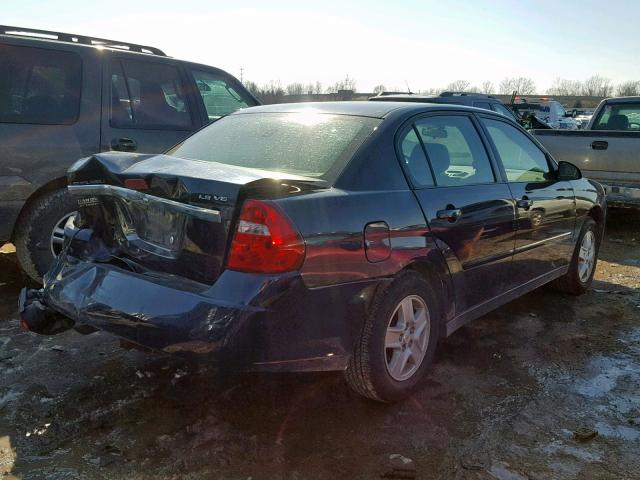 1G1ZT52895F333034 - 2005 CHEVROLET MALIBU LS BLUE photo 4
