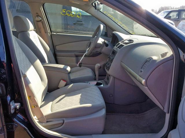 1G1ZT52895F333034 - 2005 CHEVROLET MALIBU LS BLUE photo 5