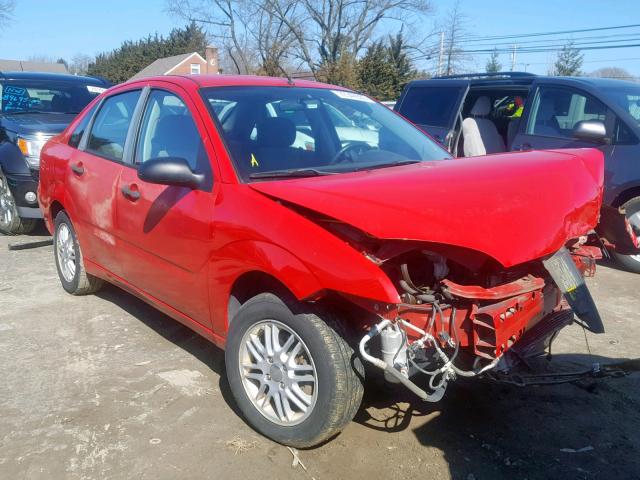 1FAHP34N07W279369 - 2007 FORD FOCUS ZX4 RED photo 1