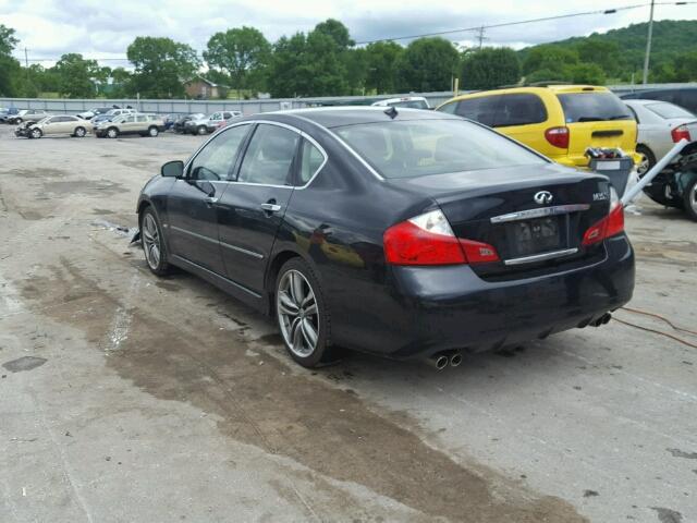 JN1CY0AP9AM911409 - 2010 INFINITI M35 BASE BLACK photo 3