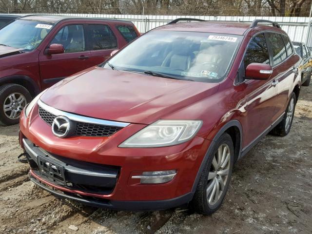 JM3TB38V180132986 - 2008 MAZDA CX-9 RED photo 2