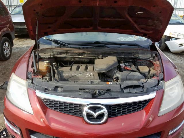 JM3TB38V180132986 - 2008 MAZDA CX-9 RED photo 7